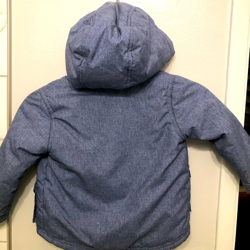Zipper jacket with hoody